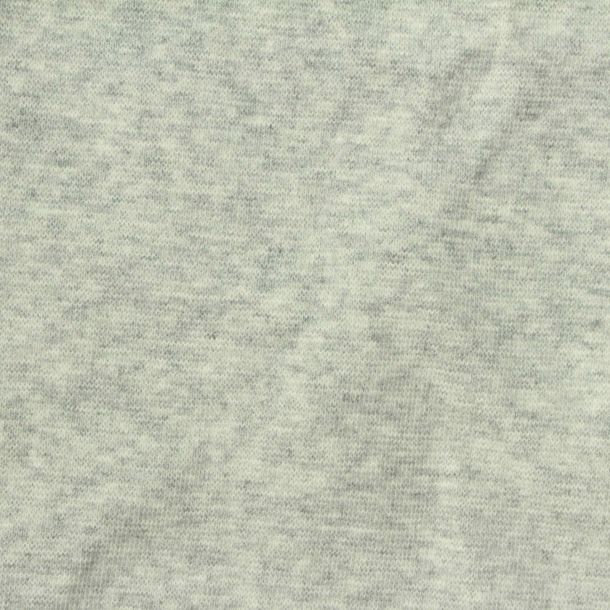 Heather Cotton Stretch Rib Knit Fabric, 250 gsm, 160 cm — Grey