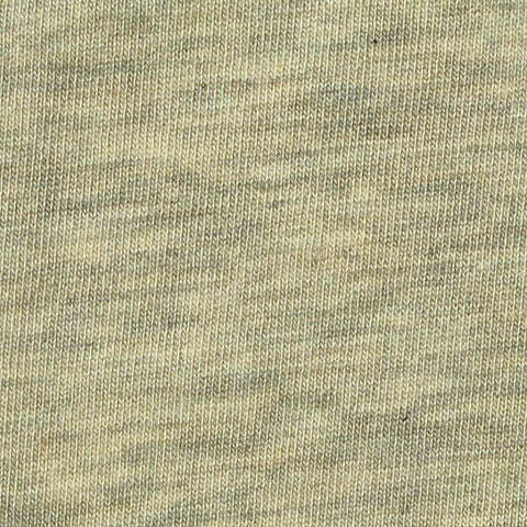 Light Green Heather Jersey Knit, Tencel Lyocell-Wool, 150 gsm