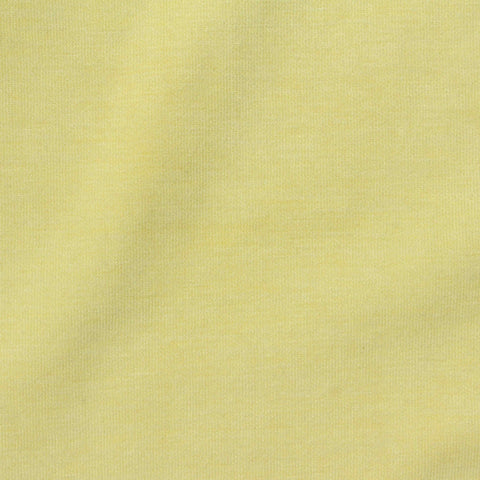 Viscose Cotton Blend Stretch Interlock Knit Fabric, 320 gsm, 170 cm — Yellow