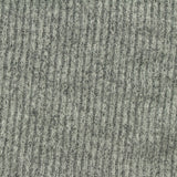 Dark Grey Marl Rib Knit, Viscose-Poly