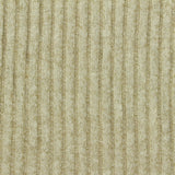 Brushed Viscose Polyester Stretch Rib Knit Fabric, 185 gsm, 152 cm — Beige