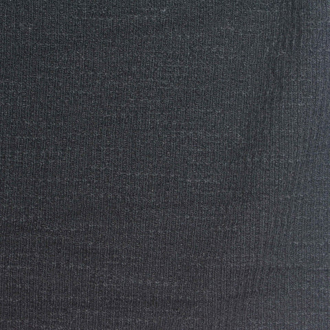 Slub Polyester Cotton Stretch Jersey Knit Fabric, 213 gsm, 165 cm — Grey