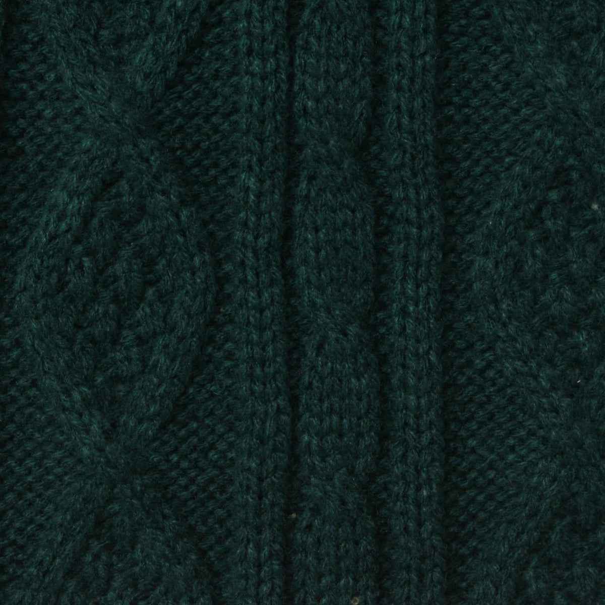 Dark Green Diamond Chunky Knit, Acrylic