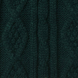 Dark Green Diamond Chunky Knit, Acrylic
