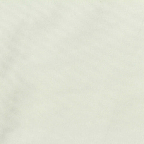 Cotton Polyester Stretch French Terry Fabric, 255 gsm, 162 cm — White