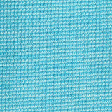 Polyester Cotton Stretch Waffle Knit Fabric, 300 gsm, 155 cm — Blue — texture
