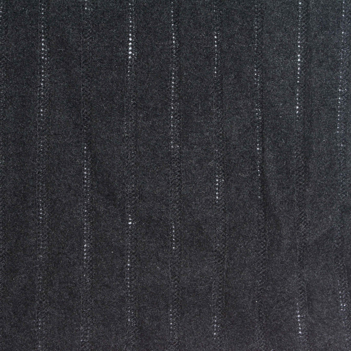 White Vertical-Pinstripe Rib Knit, Poly-Viscose
