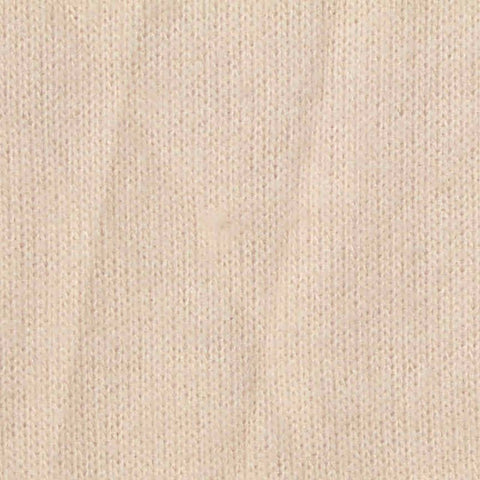 Brushed Polyester Viscose Stretch Chunky Knit Fabric, 180 gsm, 163 cm — Beige