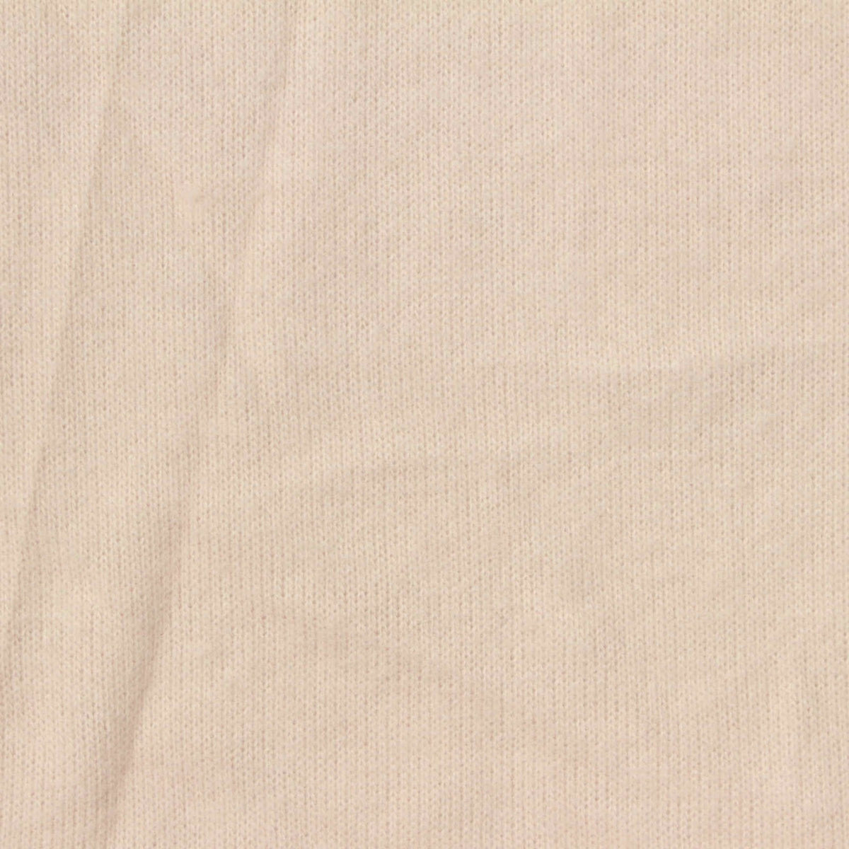 Brushed Polyester Viscose Stretch Chunky Knit Fabric, 180 gsm, 163 cm — Beige