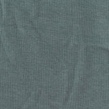 Cotton Stretch Rib Knit Fabric, 263 gsm, 120 cm — Blue