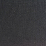Polyester Viscose Stretch Rib Knit Fabric, 320 gsm, 134 cm — Black