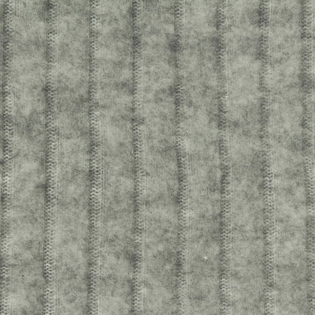 Polyester Stretch Rib Knit Fabric, 225 gsm, 158 cm — Grey