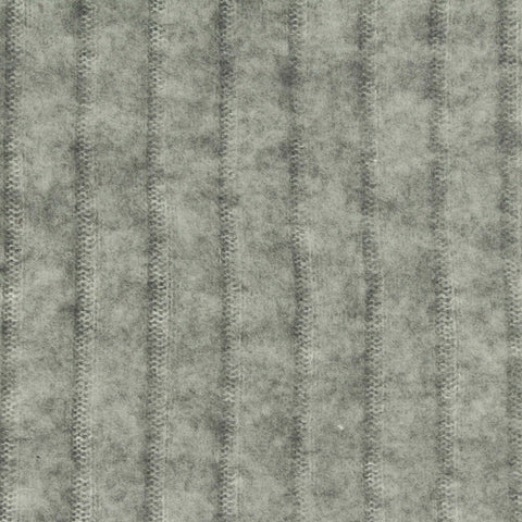 Polyester Stretch Rib Knit Fabric, 225 gsm, 158 cm — Grey