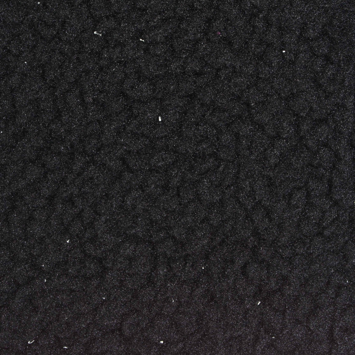 100% Polyester Sherpa Fleece Fabric, 260 gsm, 180 cm — Black