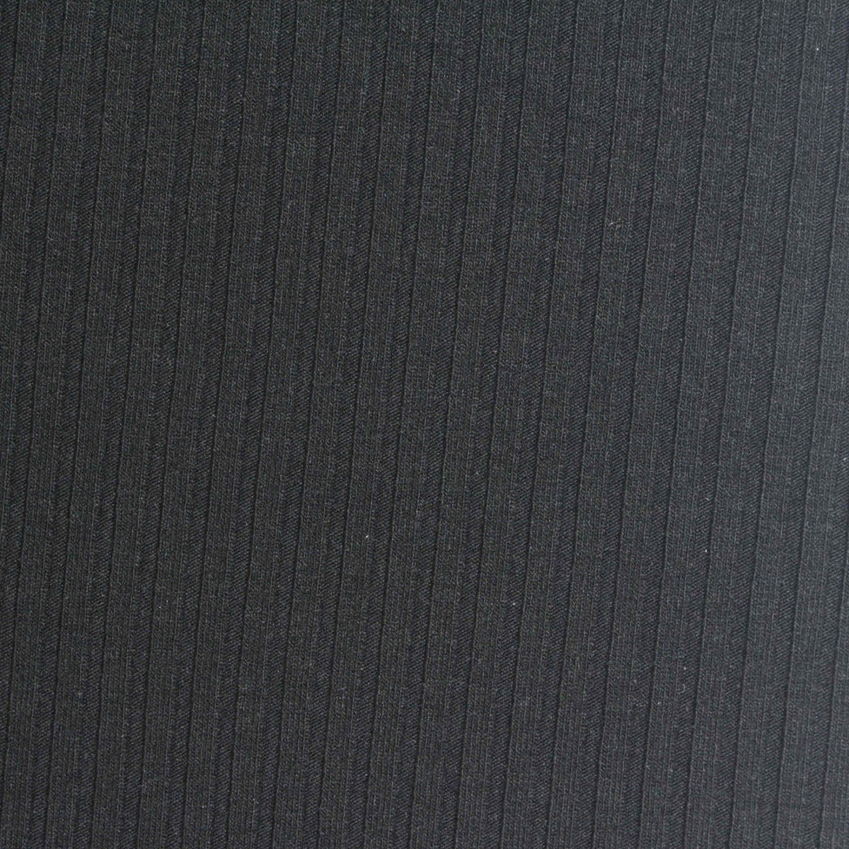 Black Rib Knit, Poly-Viscose