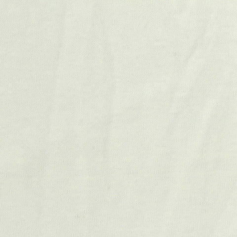 100% Cotton Jersey Knit Fabric, 200 gsm, 187 cm — White