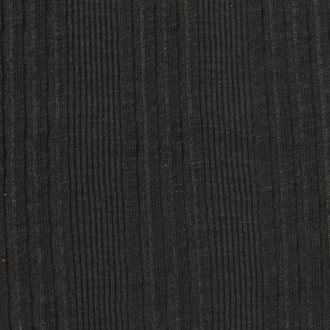 Cotton Polyester Rib Knit Fabric, 220 gsm, 146 cm — Khaki