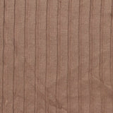 100% Tencel Lyocell Rib Knit Fabric, 143 gsm, 150 cm — Brown