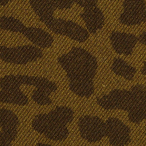 Brown Leopard Knit, Cotton