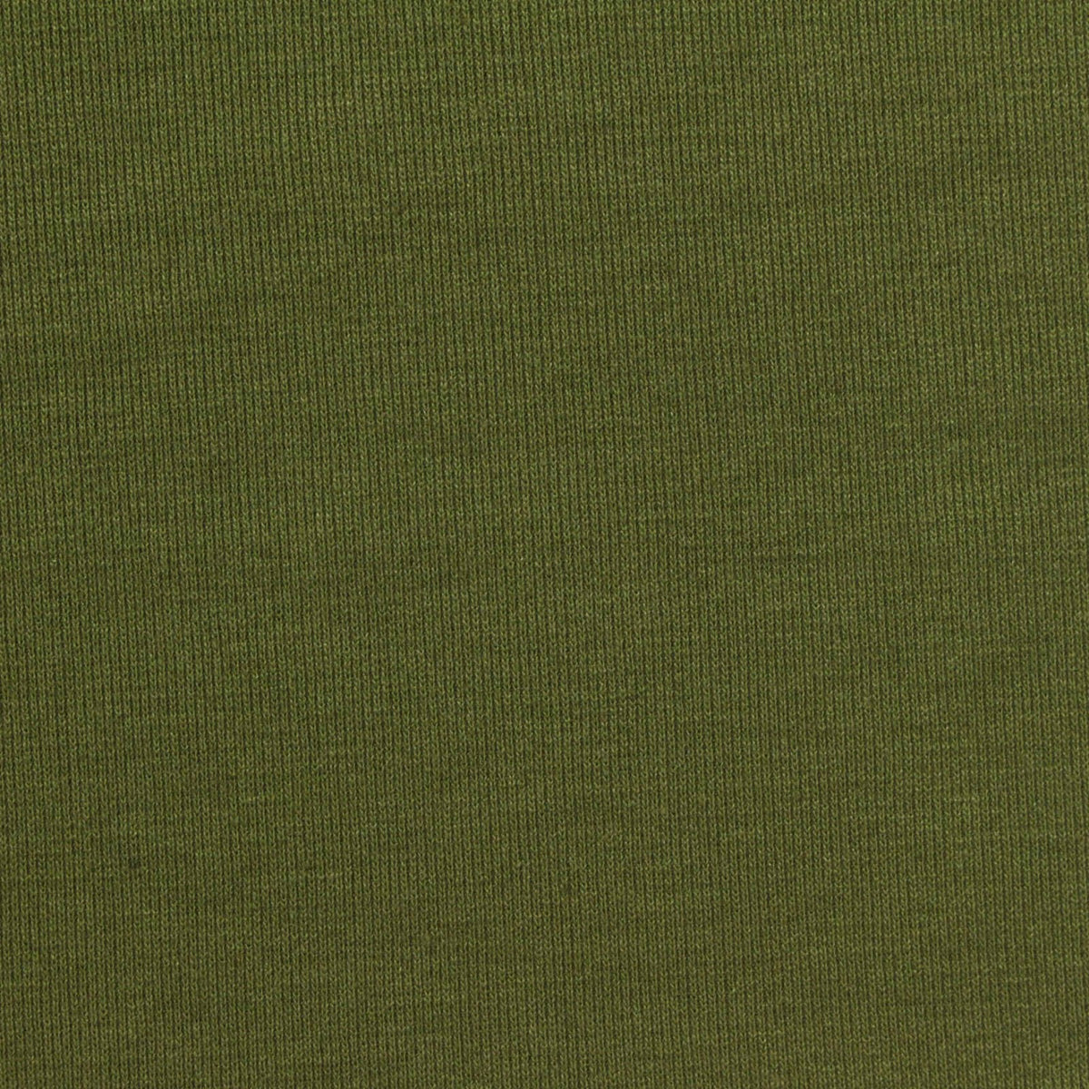 Polyester Cotton Blend Stretch Rib Knit Fabric, 220 gsm, 180 cm — Green
