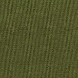 Polyester Cotton Blend Stretch Rib Knit Fabric, 220 gsm, 180 cm — Green — texture