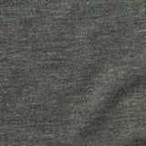 Dark Grey Heathered-Marl Jersey Knit, Poly-Cotton