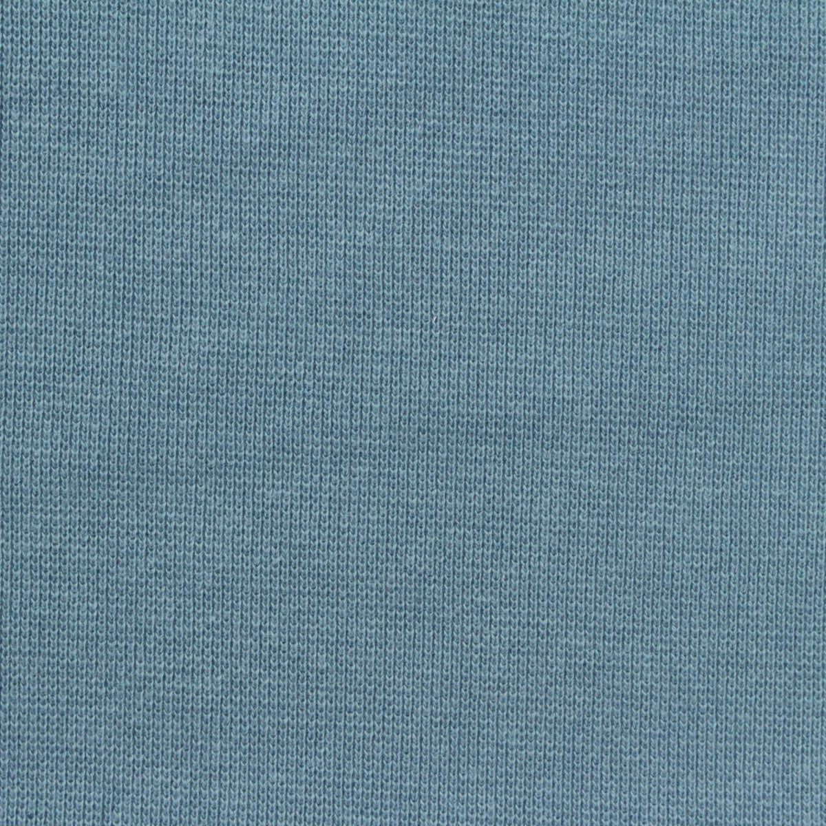 Cotton Polyester Stretch Rib Knit Fabric, 385 gsm, 168 cm — Blue