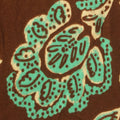 Teal Floral Jersey Knit, Cotton, 125 gsm, 148 cm