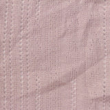 Light Pink Vertical-Eyelet Pointelle Knit, Poly-Viscose