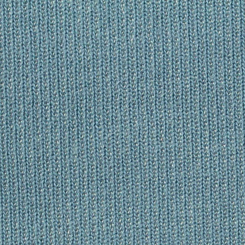 Cotton Polyester Rib Knit Fabric, 310 gsm, 164 cm — Blue