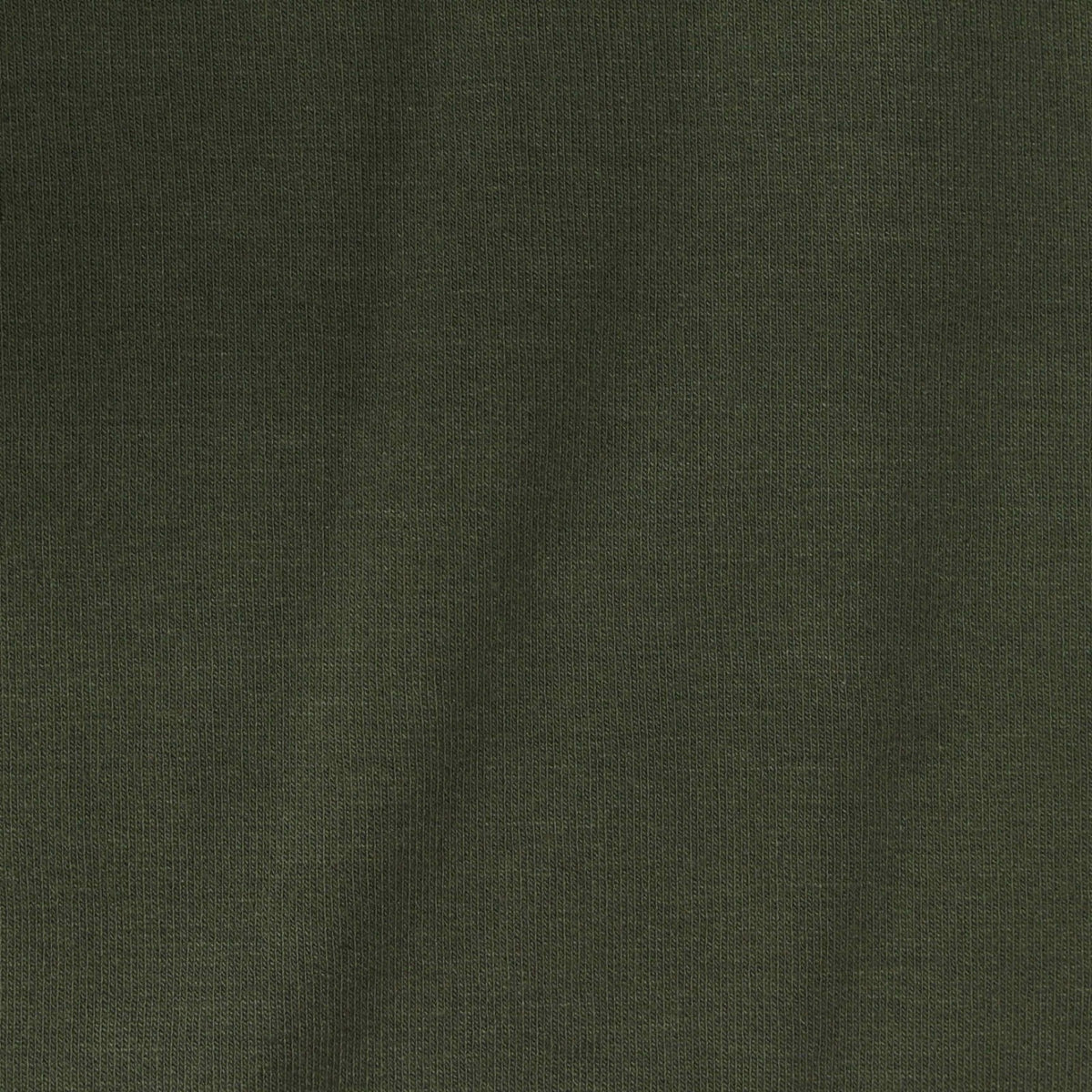 Brushed Cotton Polyester Stretch French Terry Fabric, 340 gsm, 180 cm — Green