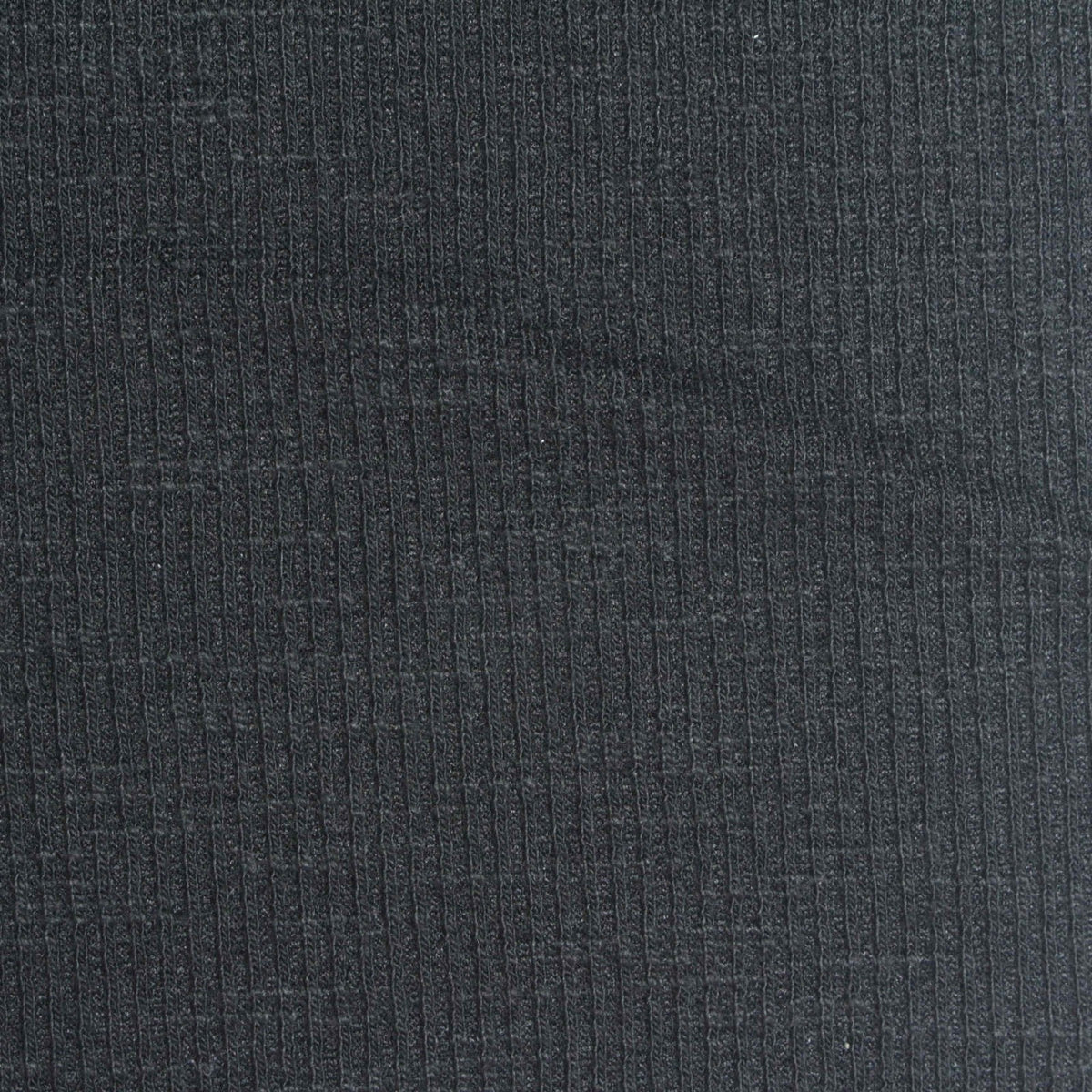 Slub Polyester Cotton Stretch Jersey Knit Fabric, 215 gsm, 165 cm — Navy