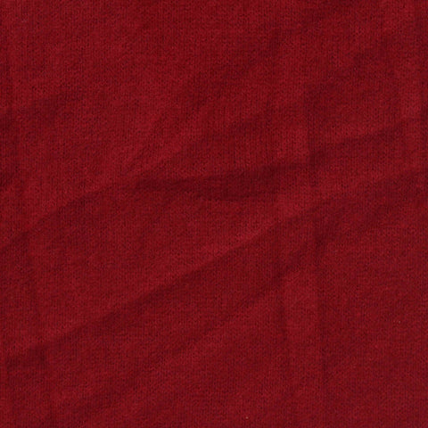 Polyester Viscose Stretch Chunky Knit Fabric, 191 gsm, 165 cm — Red