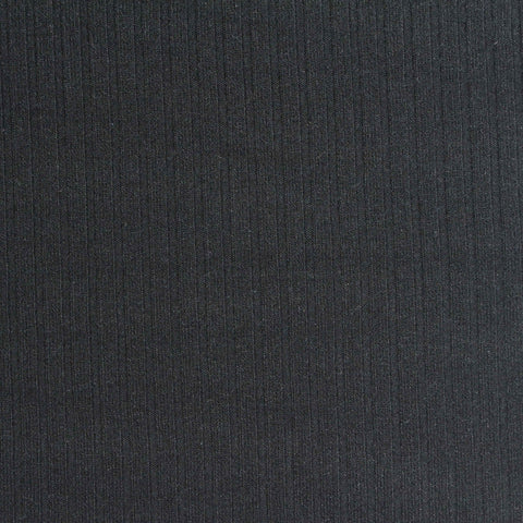 Polyester Viscose Stretch Rib Knit Fabric, 320 gsm, 158 cm — Grey
