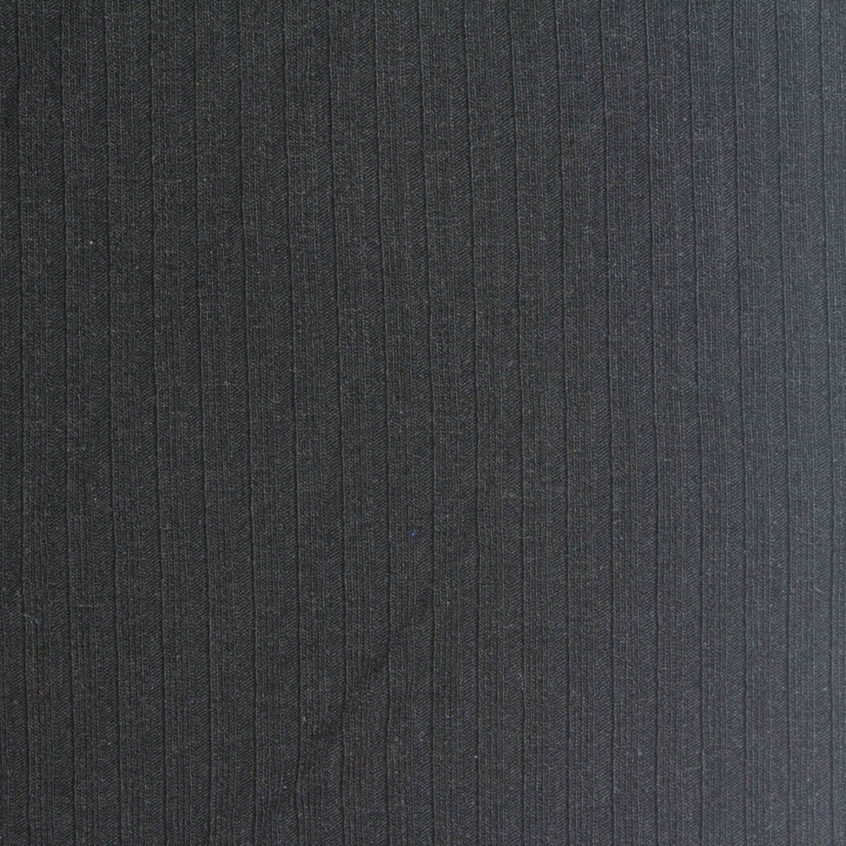 Polyester Viscose Stretch Rib Knit Fabric, 300 gsm, 140 cm — Grey