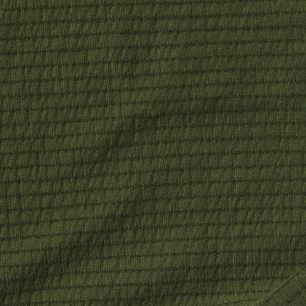 Green Grid Crepe, Polyester