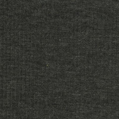 Dark Grey Marl Rib Knit, Poly-Viscose, 240 gsm