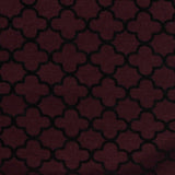 Black Geometric Jersey Knit, Poly-Viscose