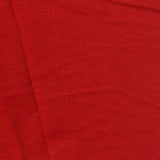 Polyester Viscose Stretch French Terry Fabric, 235 gsm, 180 cm — Red