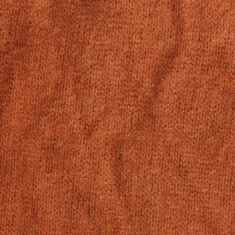 Orange Marl Chunky Knit, Poly-Viscose, 186 gsm