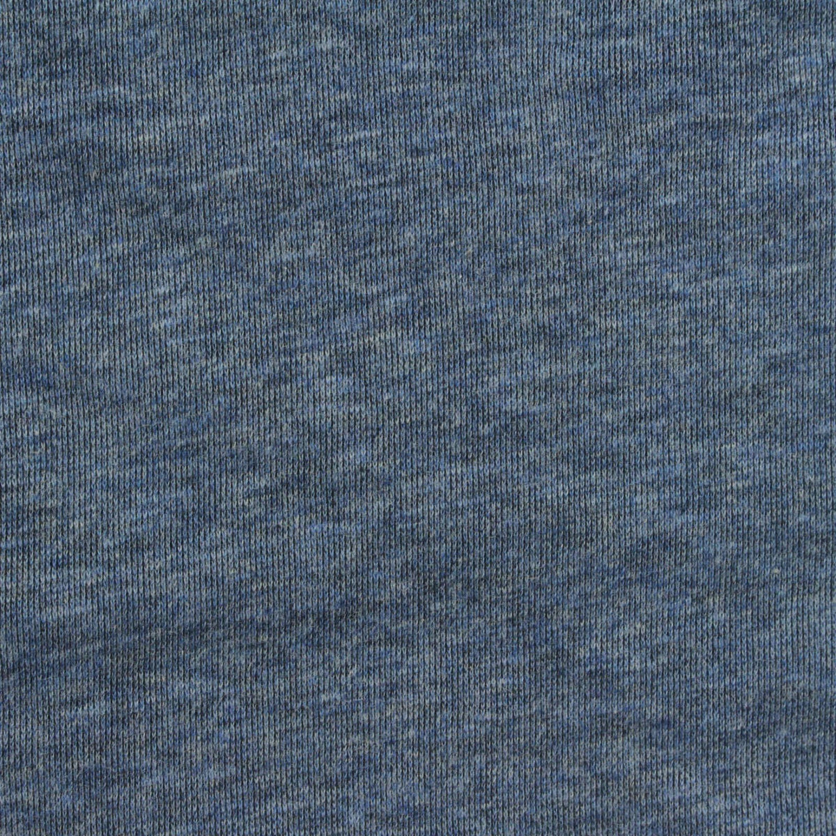 Blue Marl Scuba Knit, Poly-Cotton, 220 gsm