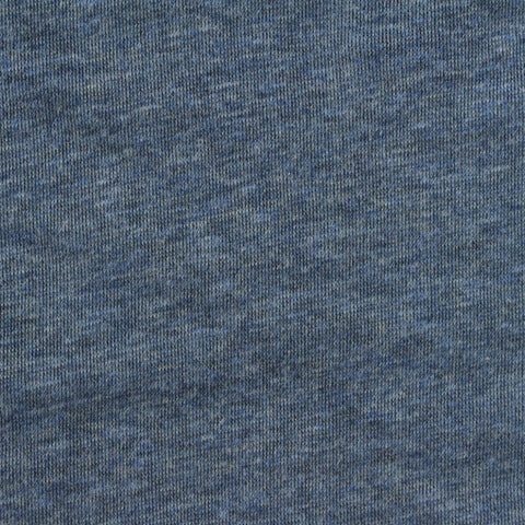 Blue Marl Scuba Knit, Poly-Cotton, 220 gsm