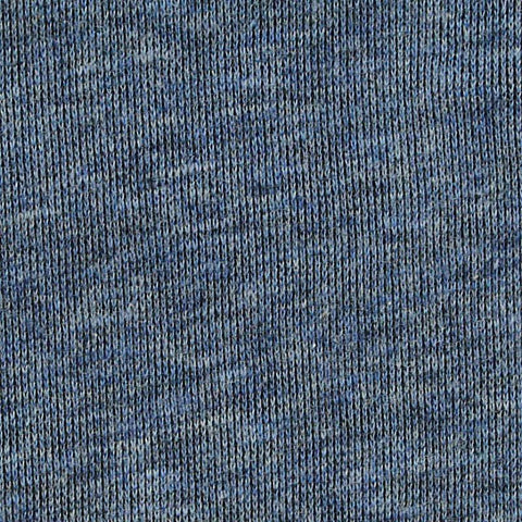 Blue Marl Scuba Knit, Poly-Cotton, 220 gsm
