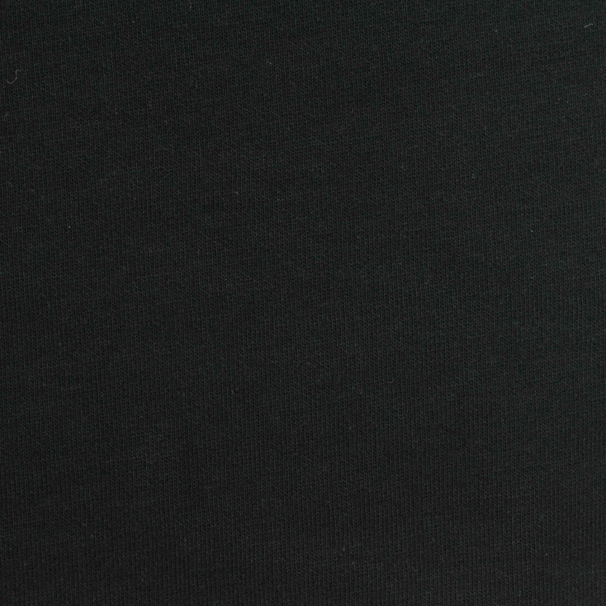 Polyester Cotton Scuba Knit Fabric, 200 gsm, 188 cm — Black
