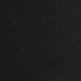 Polyester Cotton Scuba Knit Fabric, 200 gsm, 188 cm — Black