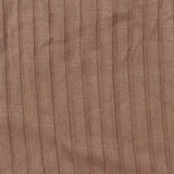 100% Viscose Rib Knit Fabric, 145 gsm, 140 cm — Brown