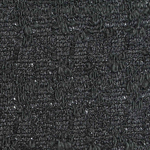 Dark Grey Subtle-Fleck Bouclé, Poly-Cotton
