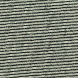 Dark Grey Horizontal-Stripe Interlock Knit, Poly-Cotton — texture