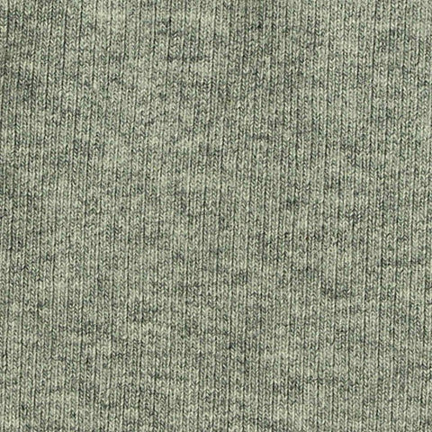 Light Green Heathered-Marl Rib Knit, Cotton, 300 gsm