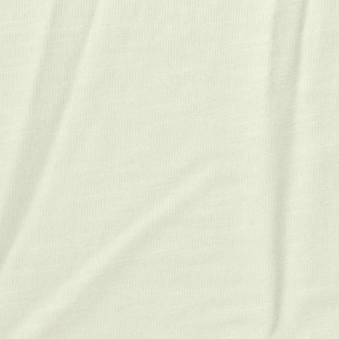 Beige Horizontal-Stripe Jersey Knit, Poly-Viscose